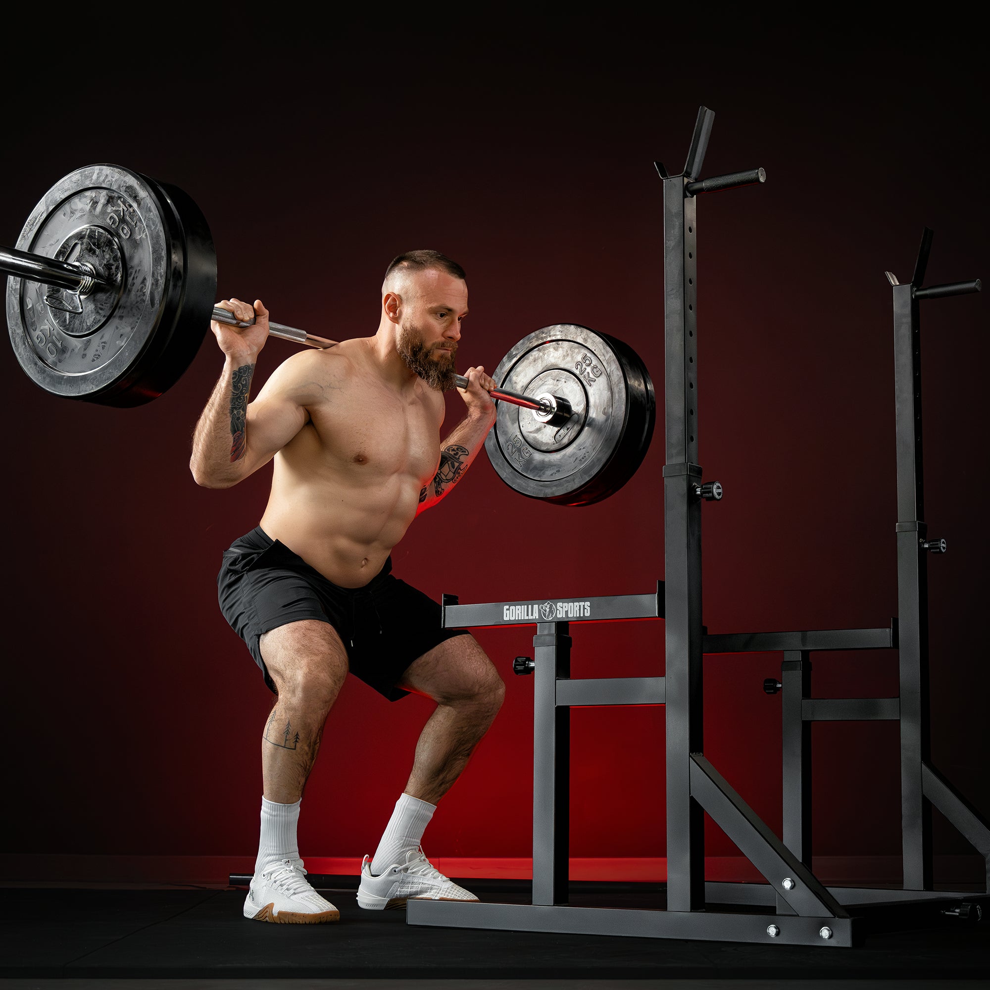 gyronetics-e-series-squat-rack-mit-langhantelset-170-kg image 7