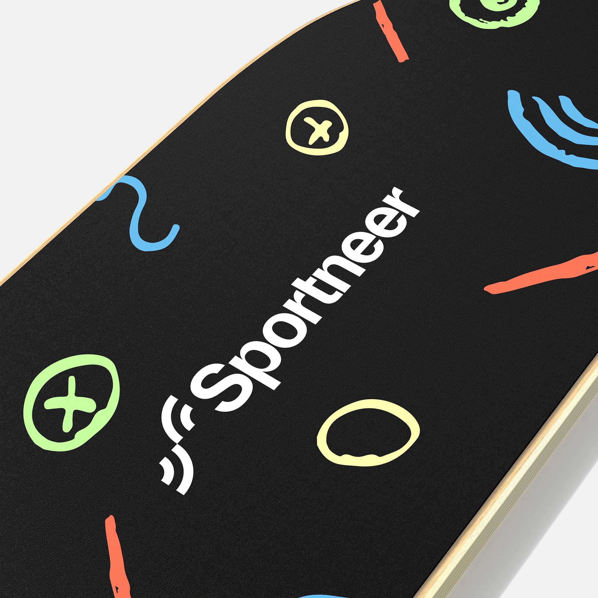 sportneer-balance-core-training-balance-board-kinder-doodle-holz image 2