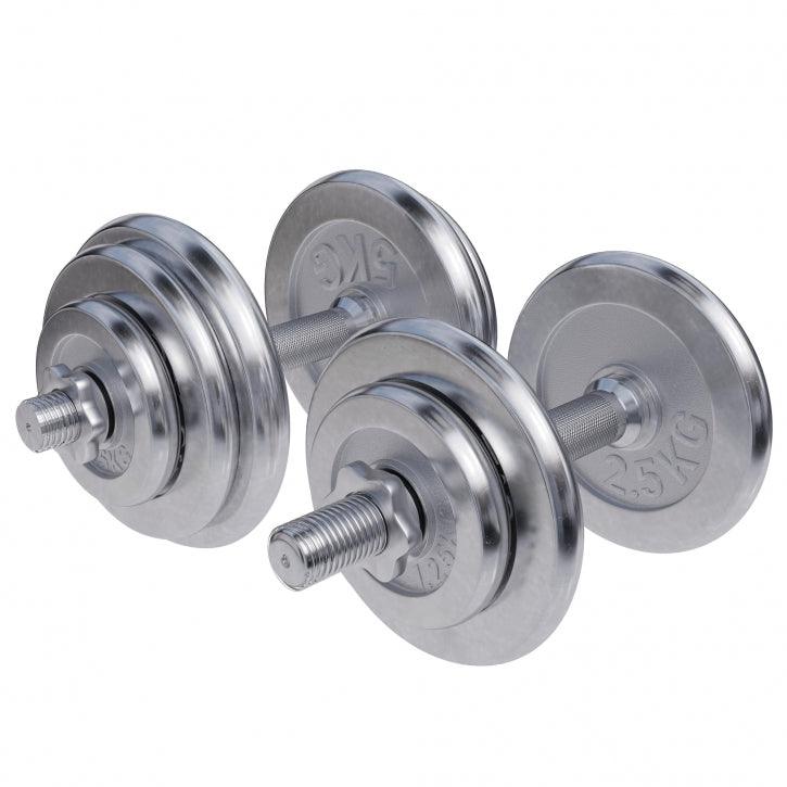 gyronetics-e-series-kurzhantel-set-chrom-30-kg-sternverschluss-2 image 1