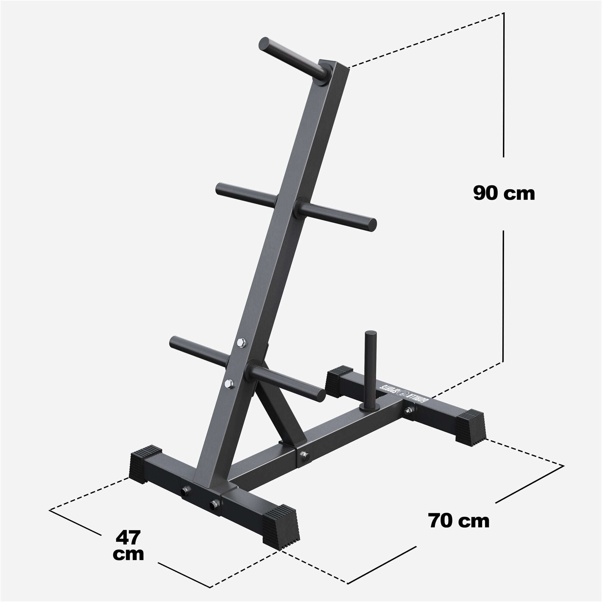 gyronetics-e-series-hantelscheibenst-nder-6-fach-schwarz image 5
