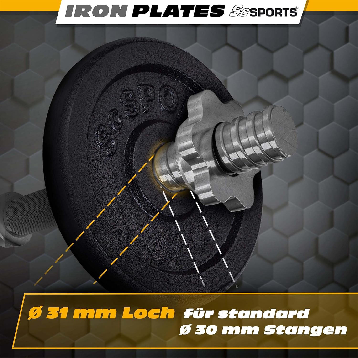 scsports-krafttraining-hantelscheiben-gusseisen-10-kg-2x5 image 4