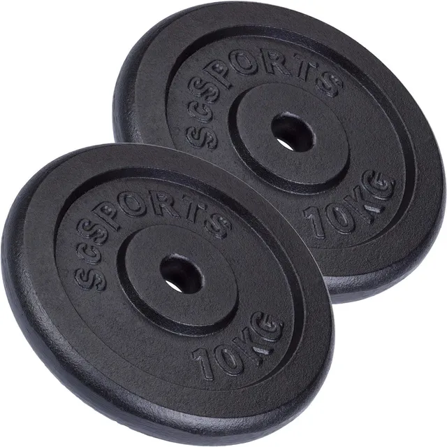 scsports-krafttraining-hantelscheiben-set-gusseisen-15-kg image 1