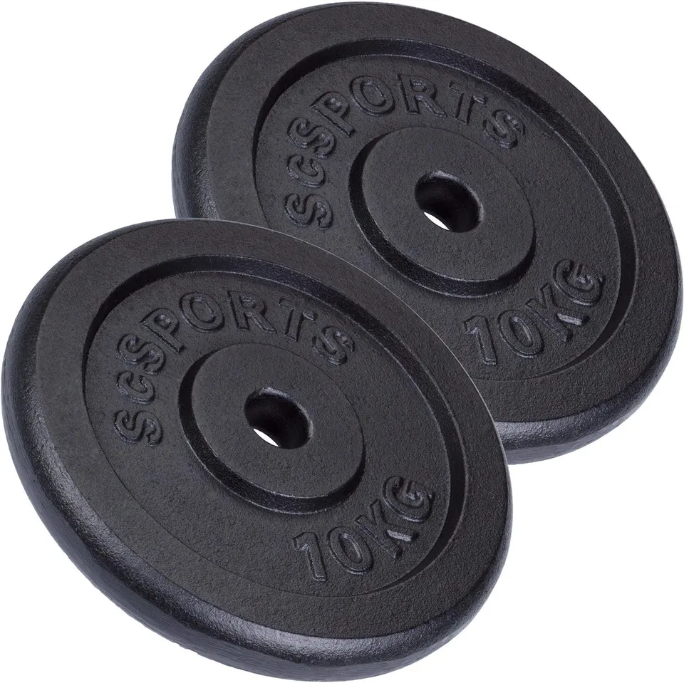 scsports-krafttraining-hantelscheiben-set-gusseisen-15-kg image 1