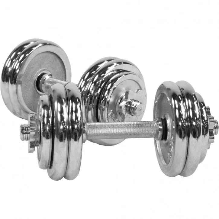 gyronetics-e-series-kurzhantel-set-chrom-30-kg-sternverschluss image 1