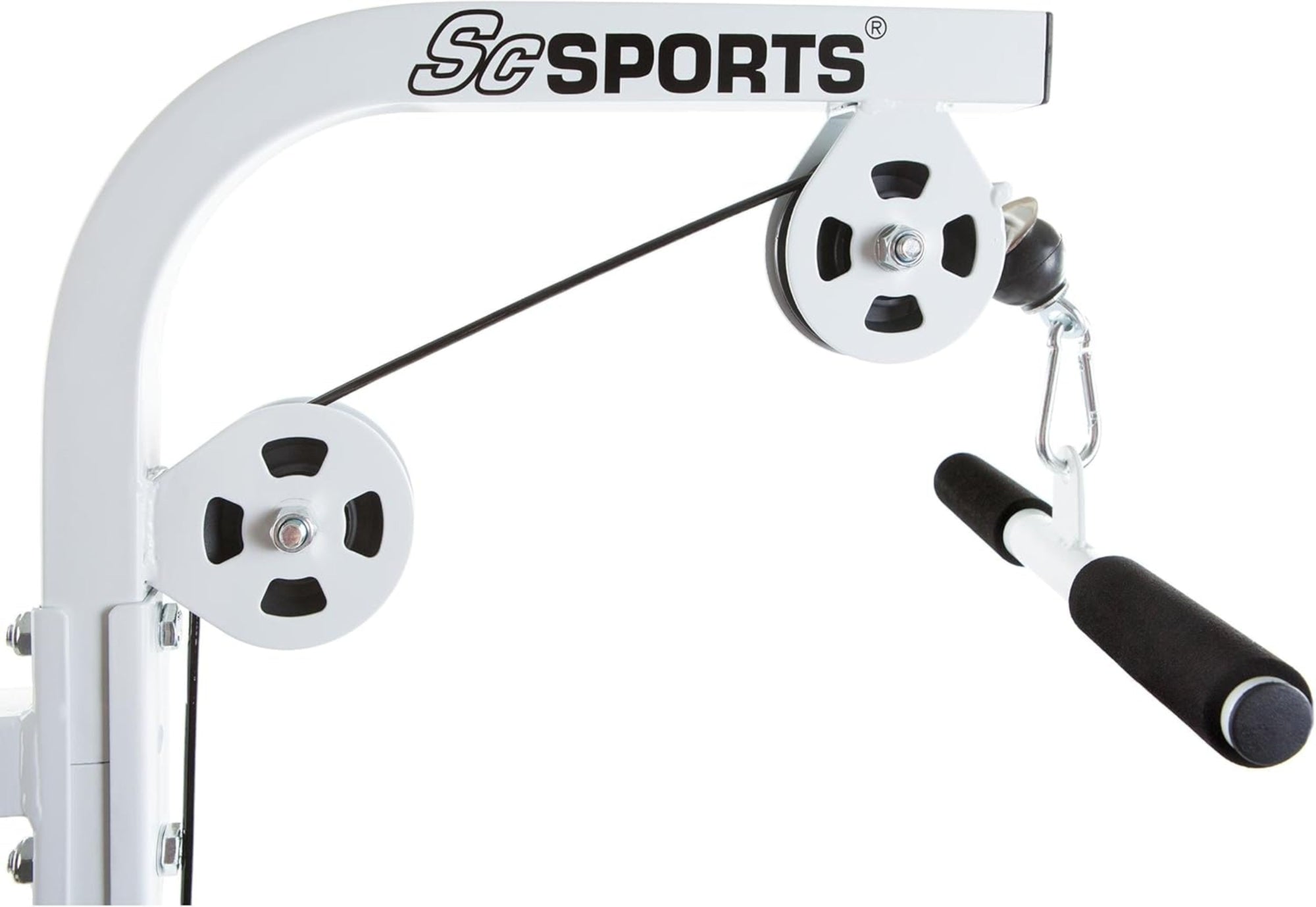scsports-krafttraining-latzug-zur-wandmontage-100-kg-mit-stangen image 2