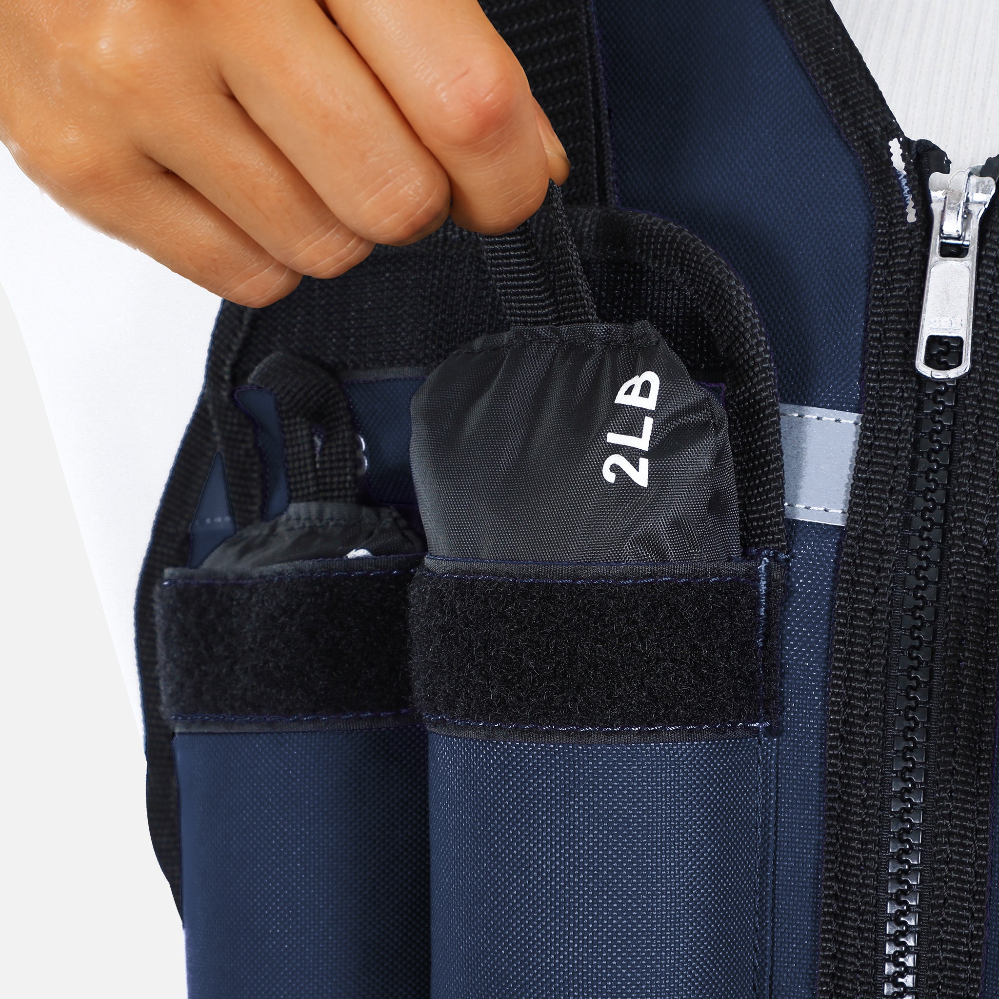 sportneer-wearable-weights-gewichtsweste-2-18-lbs-dunkelblau-16in1 image 2