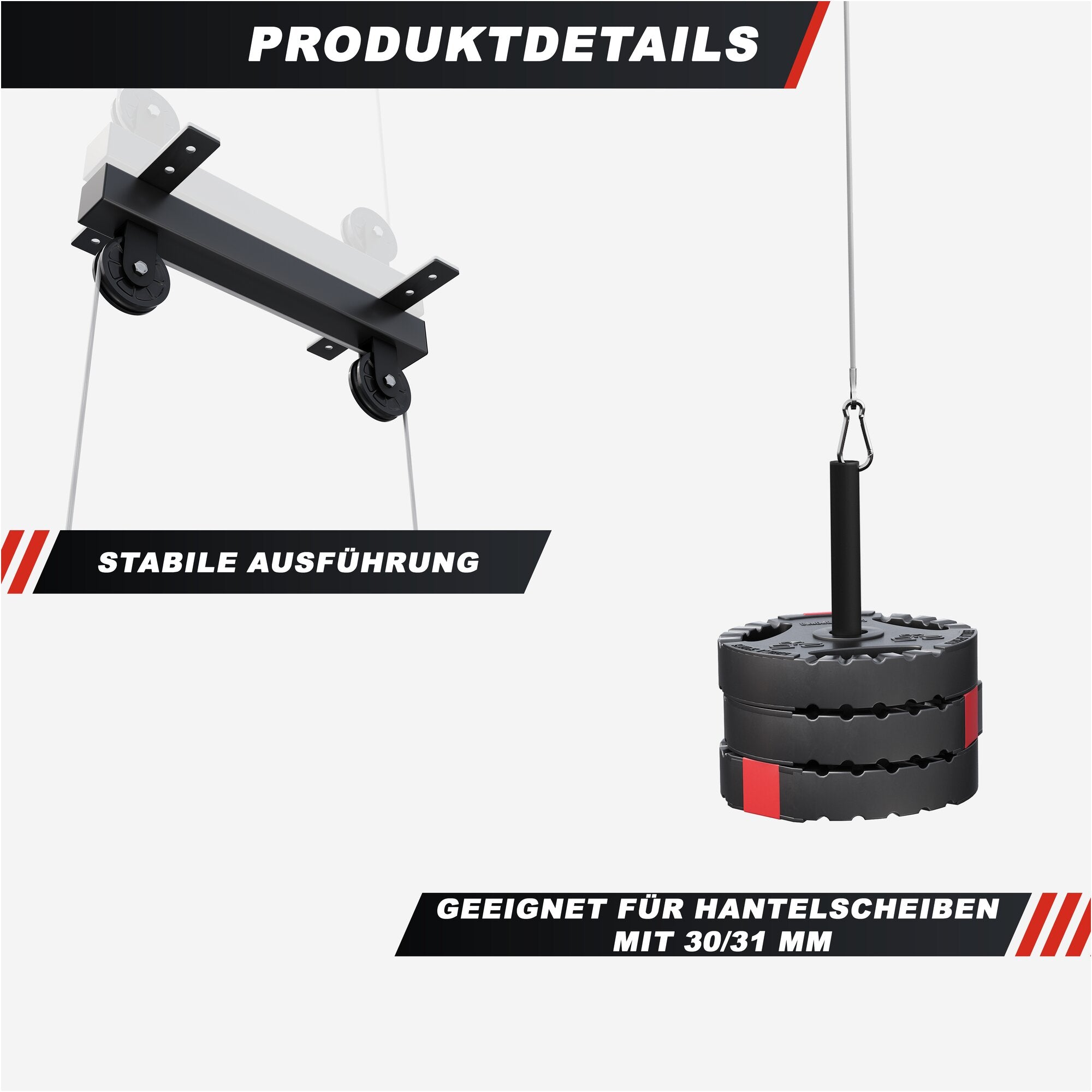 gyronetics-e-series-kabelzug-deckenmontage-latzug-schwarz-150-kg image 3