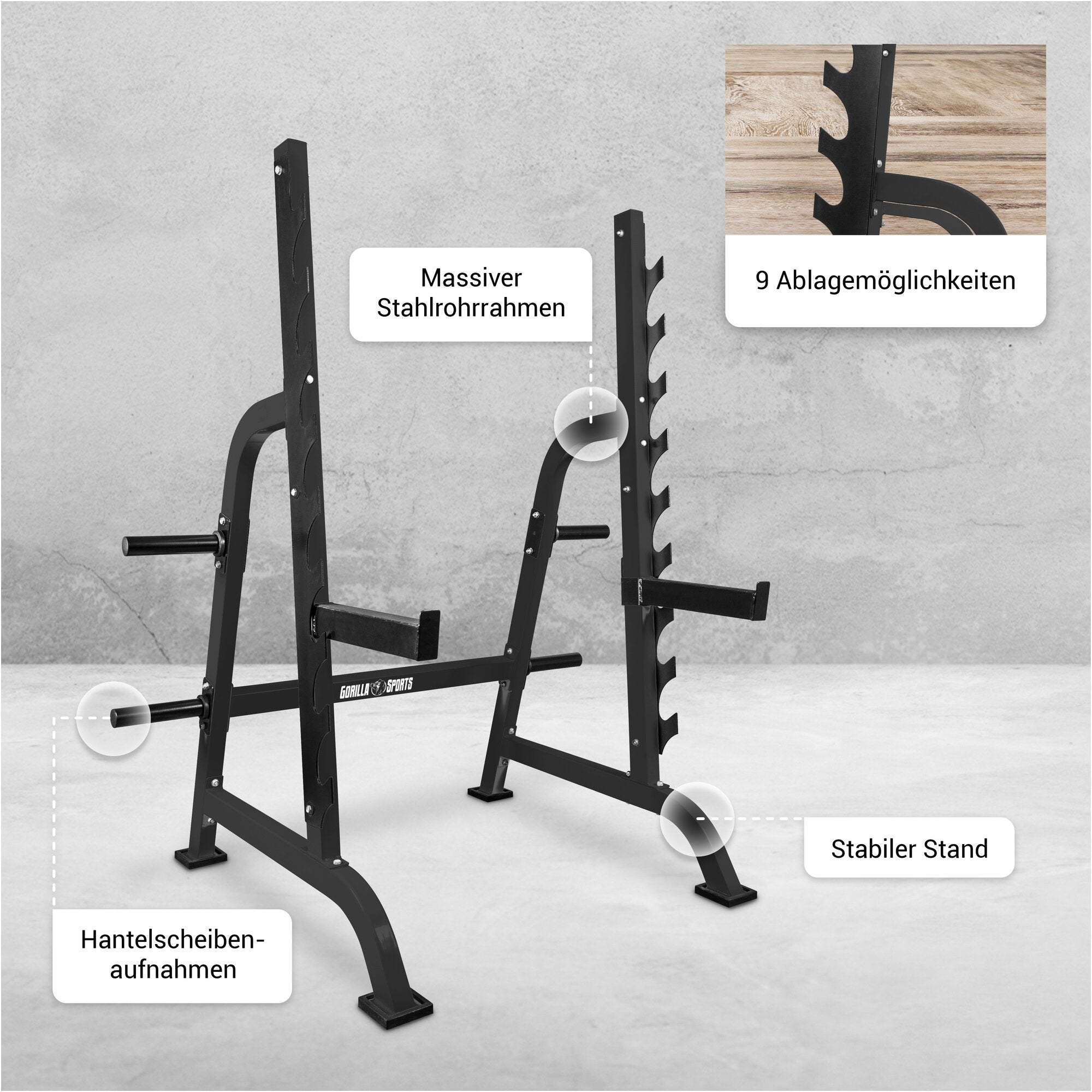 gyronetics-e-series-squat-rack-kniebeugenst-nder-mit-safety image 4