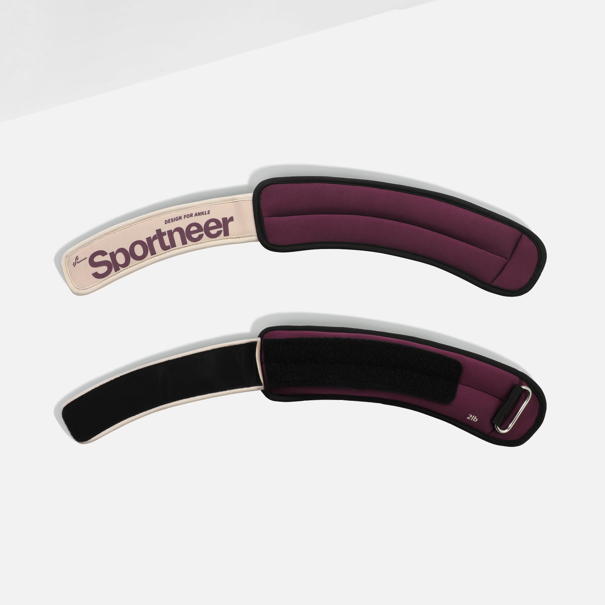 sportneer-curved-fu-gewichte-schwarz-1-lbs-x-2-kraft-ausdauer image 3