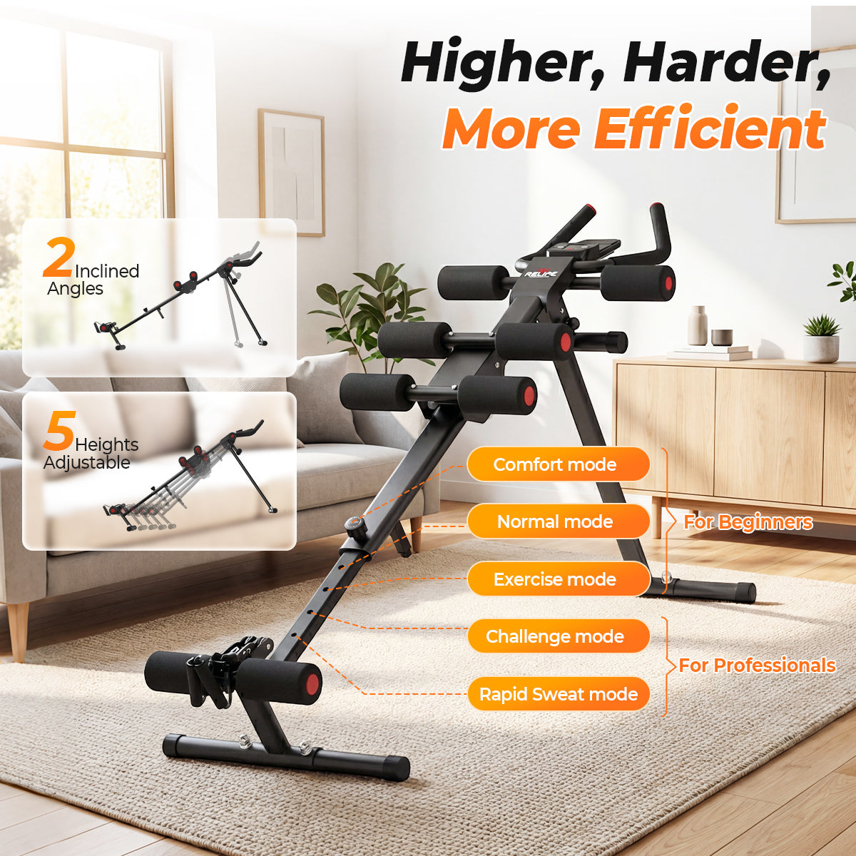 relife-ab-roller-5-in-1-bauchtrainer-schwarz-verstellbar image 5