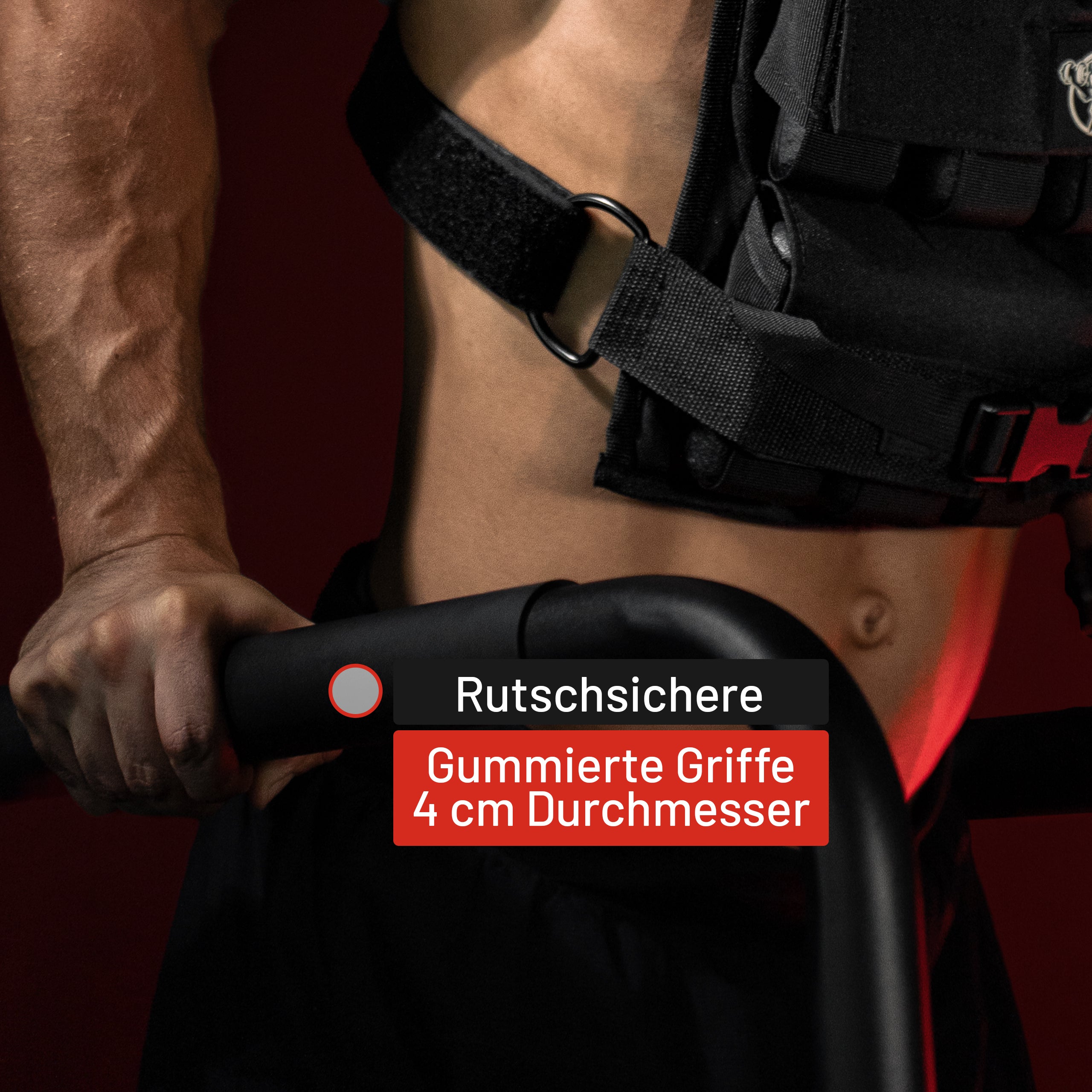 gyronetics-dip-station-push-up-barren-schwarz-200-kg image 7