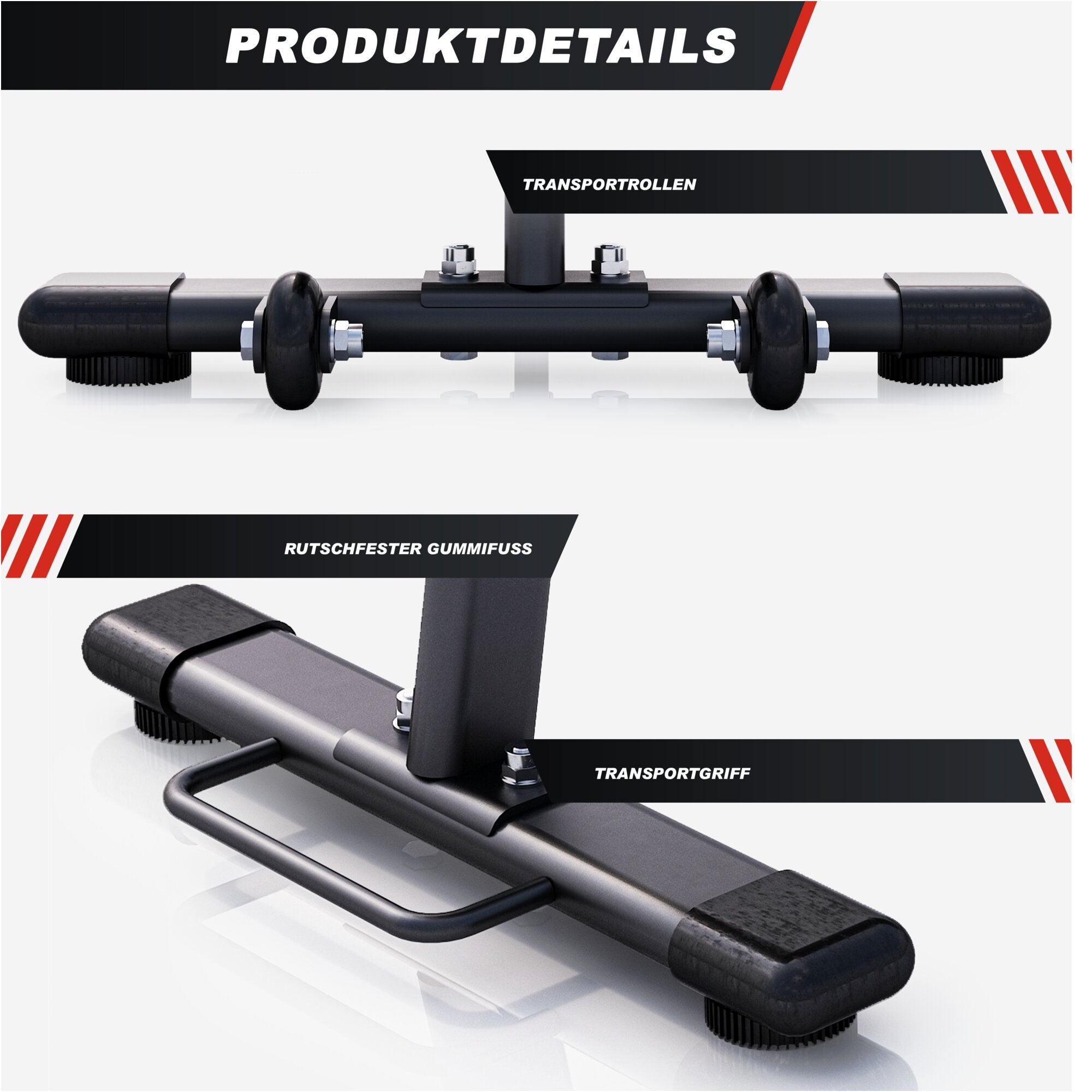 gyronetics-e-series-flachbank-klappbar-400kg-mit-tragegriff image 3
