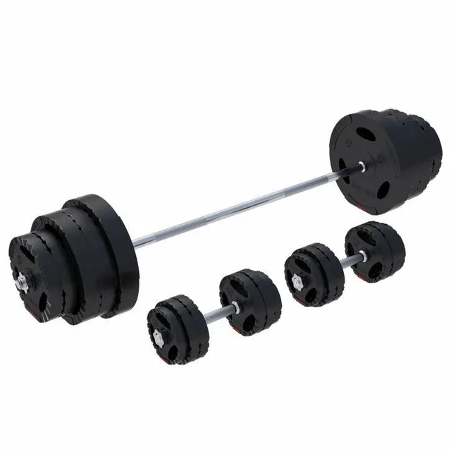 gyronetics-e-series-langhantel-set-gripper-60-kg-kunststoff image 1