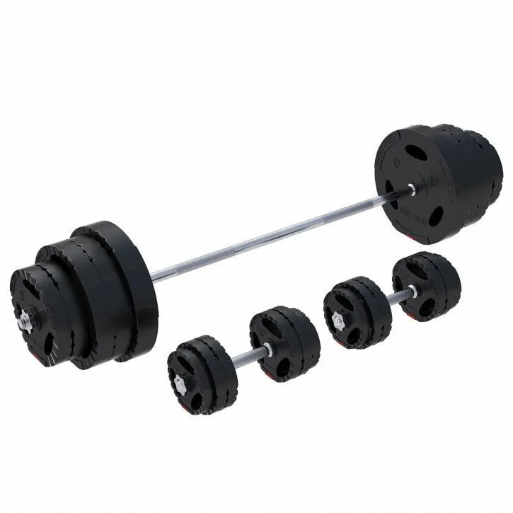 gyronetics-e-series-langhantel-set-gripper-60-kg-kunststoff image 1