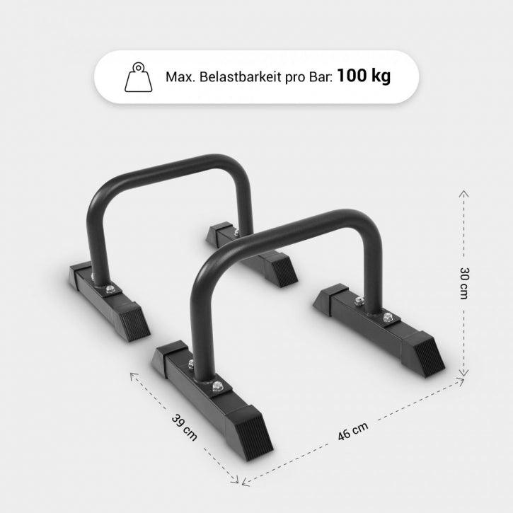 gyronetics-e-series-parallettes-liegest-tzgriffe-2er-set-30cm-schwarz-100kg image 7