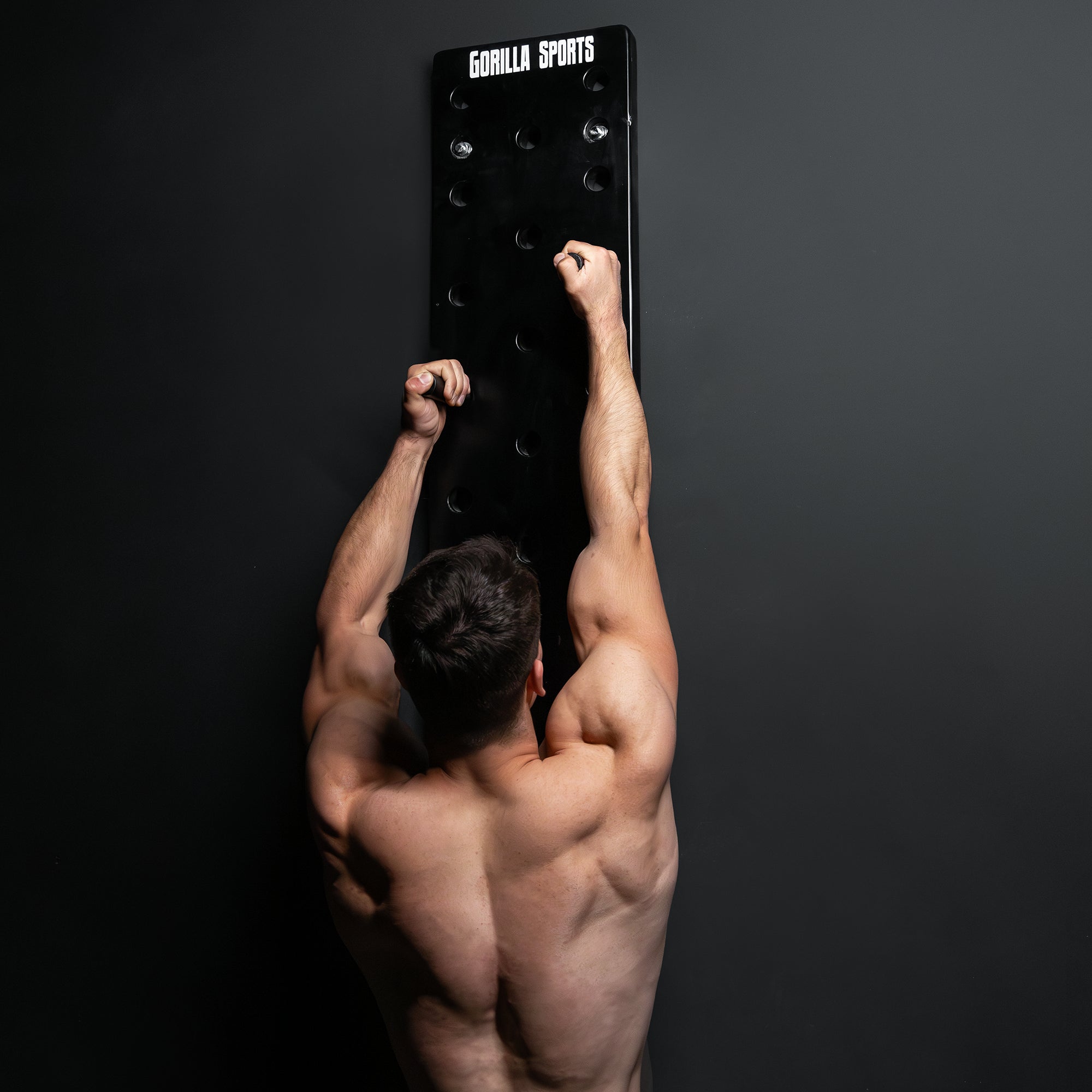gorilla-sports-e-series-pegboard-kletterbrett-holz-schwarz image 2
