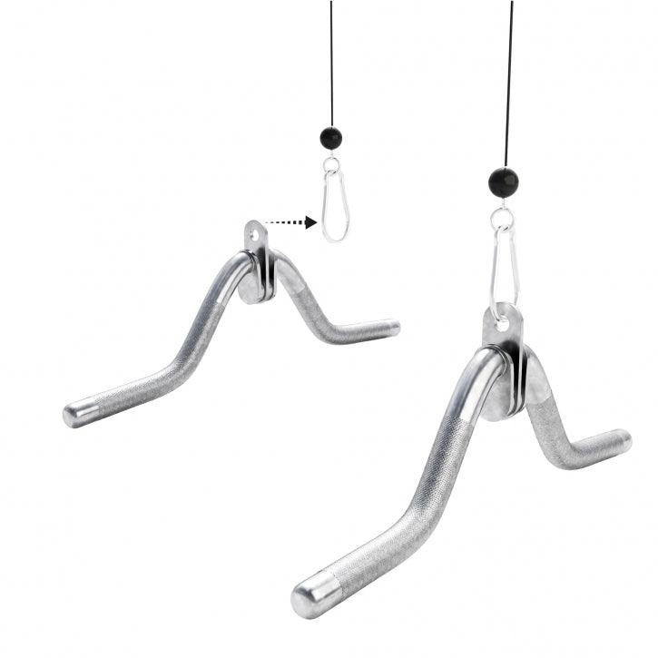 gyronetics-e-series-trizeps-v-griff-kabelzug-chrom-drehgelenk image 7
