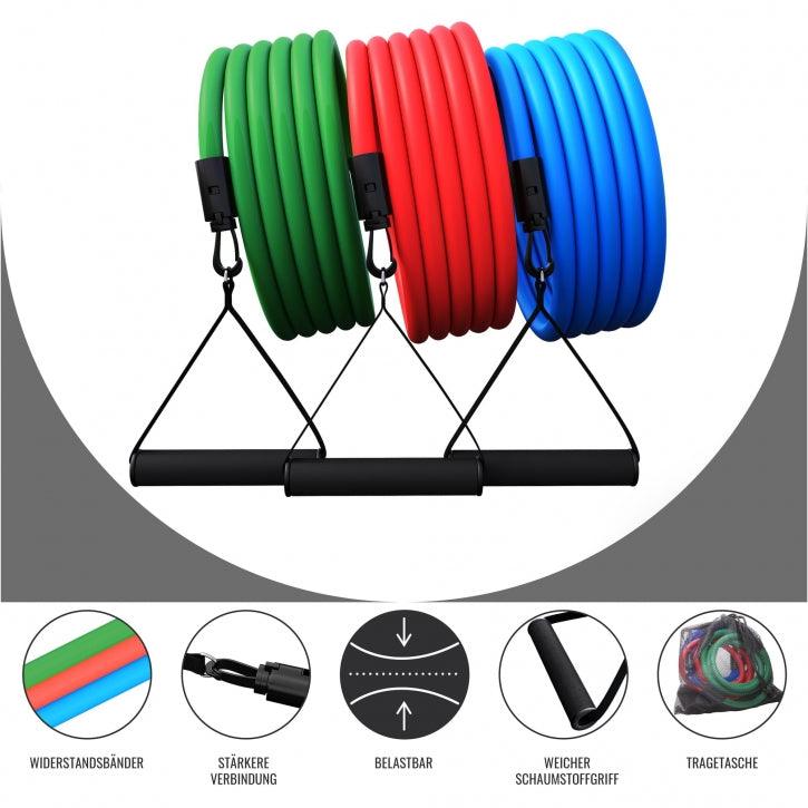 gyronetics-e-series-fitness-tube-3er-set-expander-mit-griffen image 4