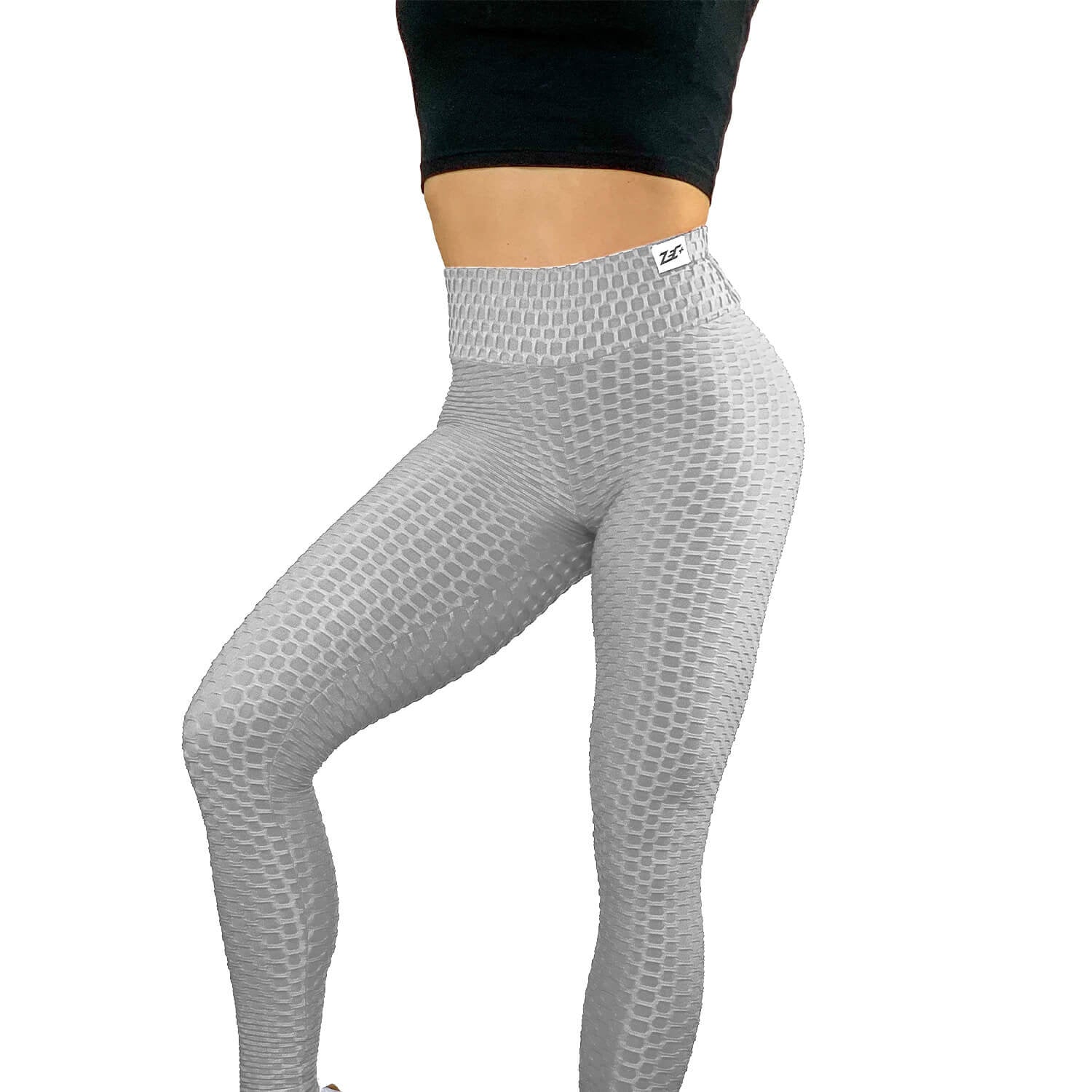 zec-leggings-perfect-shape-damen-high-waist-scrunch-schwarz image 4