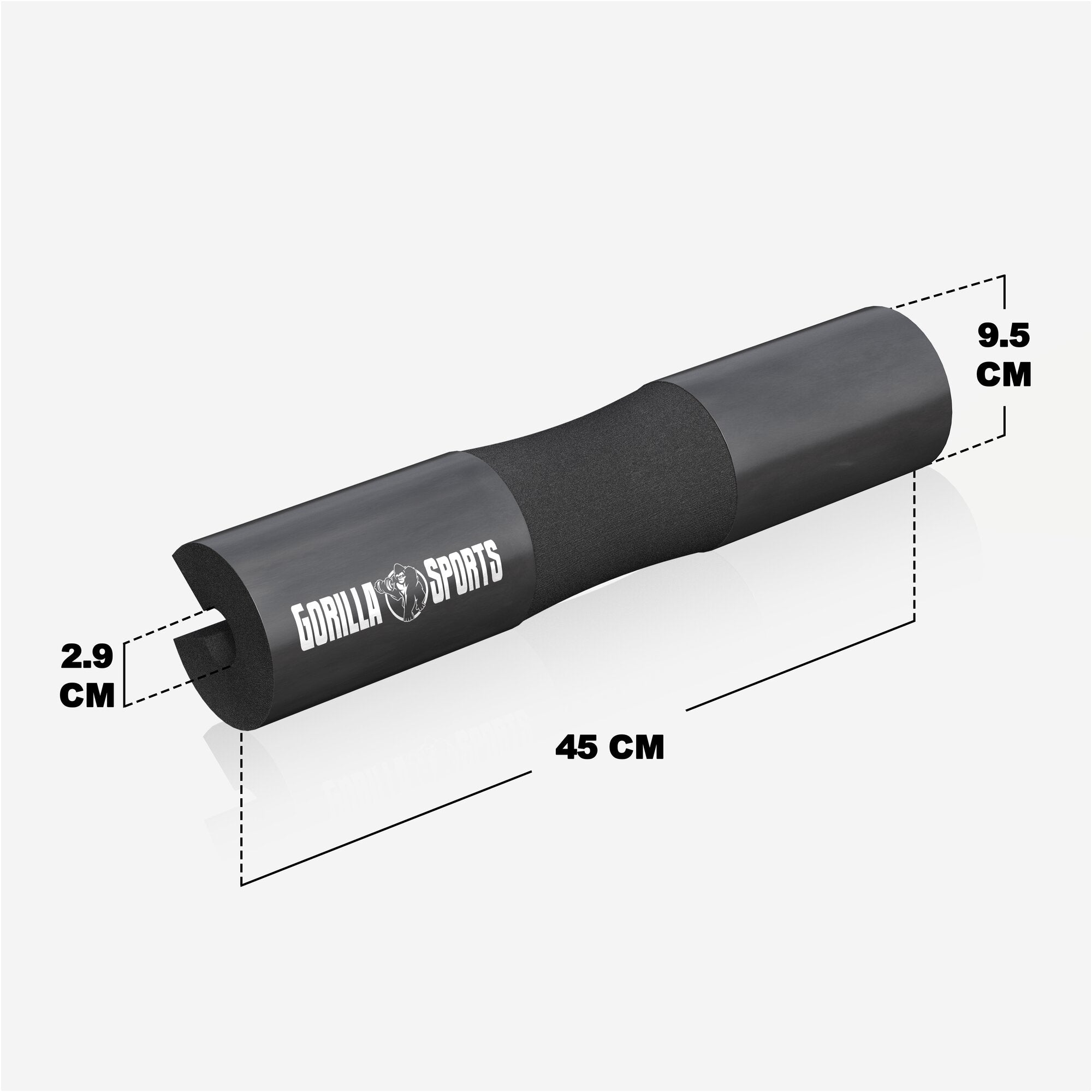 gyronetics-e-series-langhantel-nackenpolster-45-cm-schwarz image 5