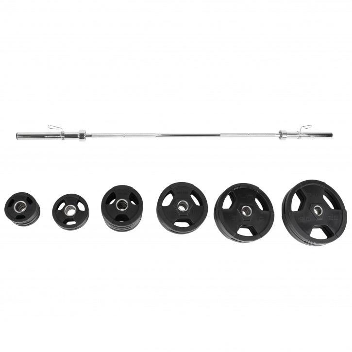 gyronetics-e-series-olympia-langhantelset-130-kg-gripper-kunststoff image 4