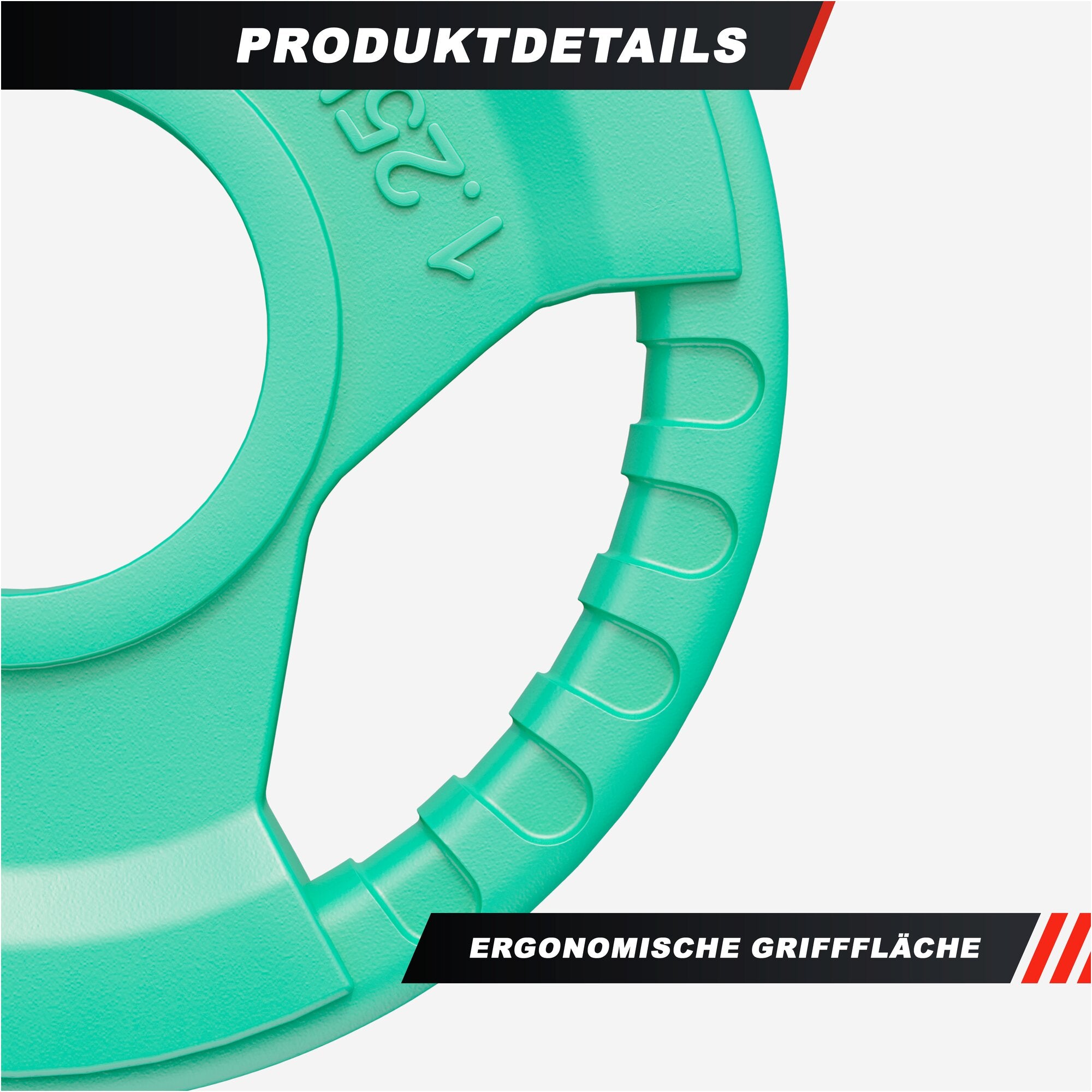 gyronetics-e-series-olympia-hantelscheibe-gummi-10-kg-50mm image 7