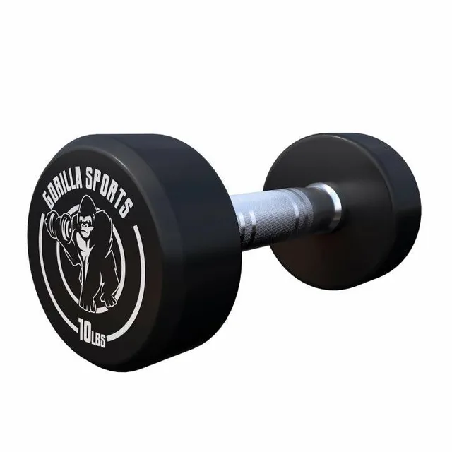 gyronetics-e-series-kurzhantel-gummi-gusseisen-5-lb image 1