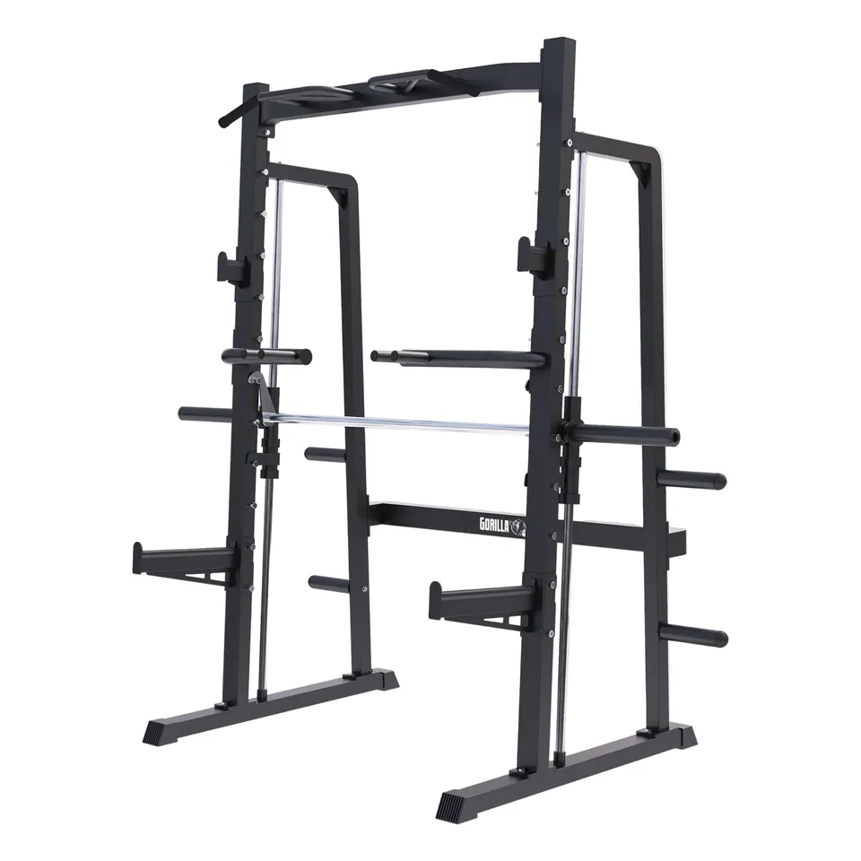 gyronetics-e-series-smith-machine-half-rack image 1