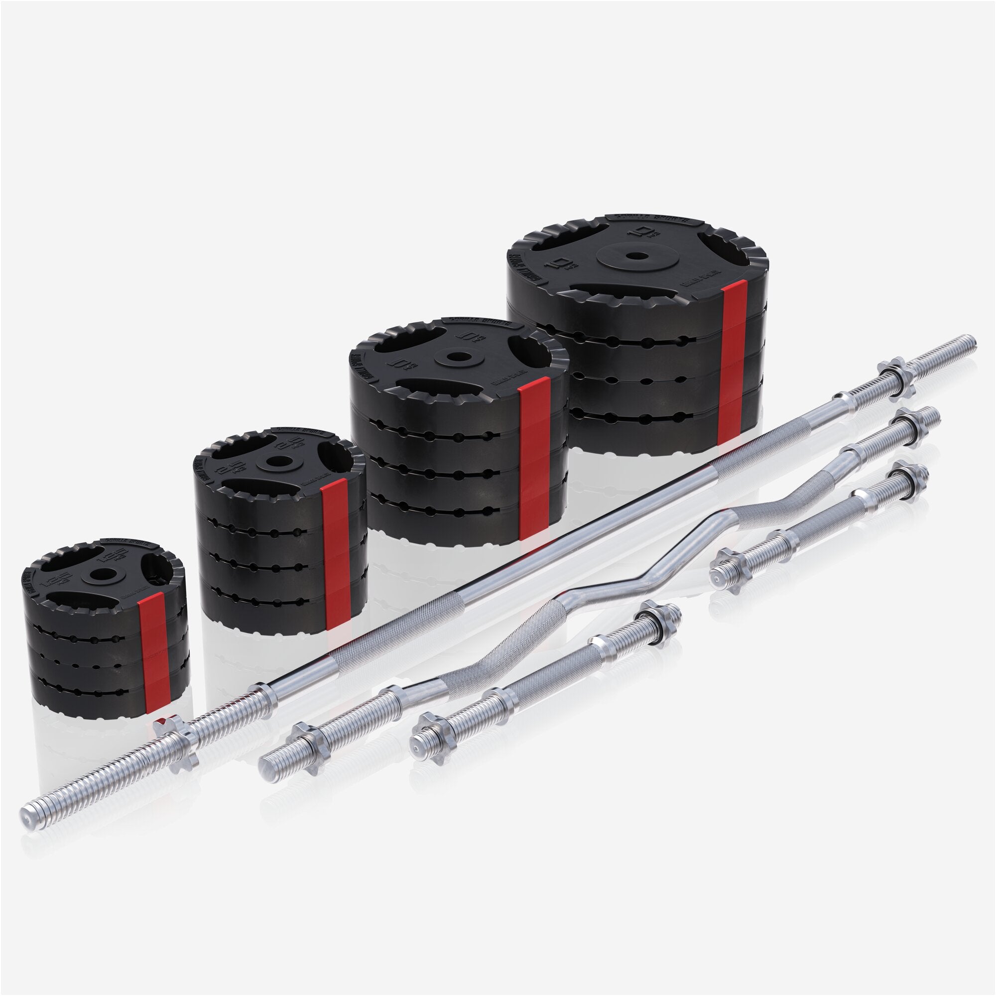 gyronetics-e-series-schr-gbank-squat-rack-langhantel-set-75-kg image 2