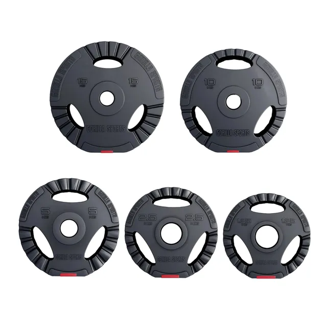 gyronetics-e-series-hantelscheibe-olympia-10-kg-kunststoff-gripper image 1