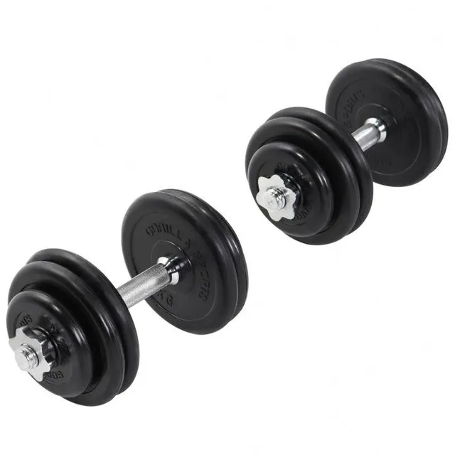 gyronetics-e-series-kurzhantel-set-gummi-20-kg-sternverschluss image 1