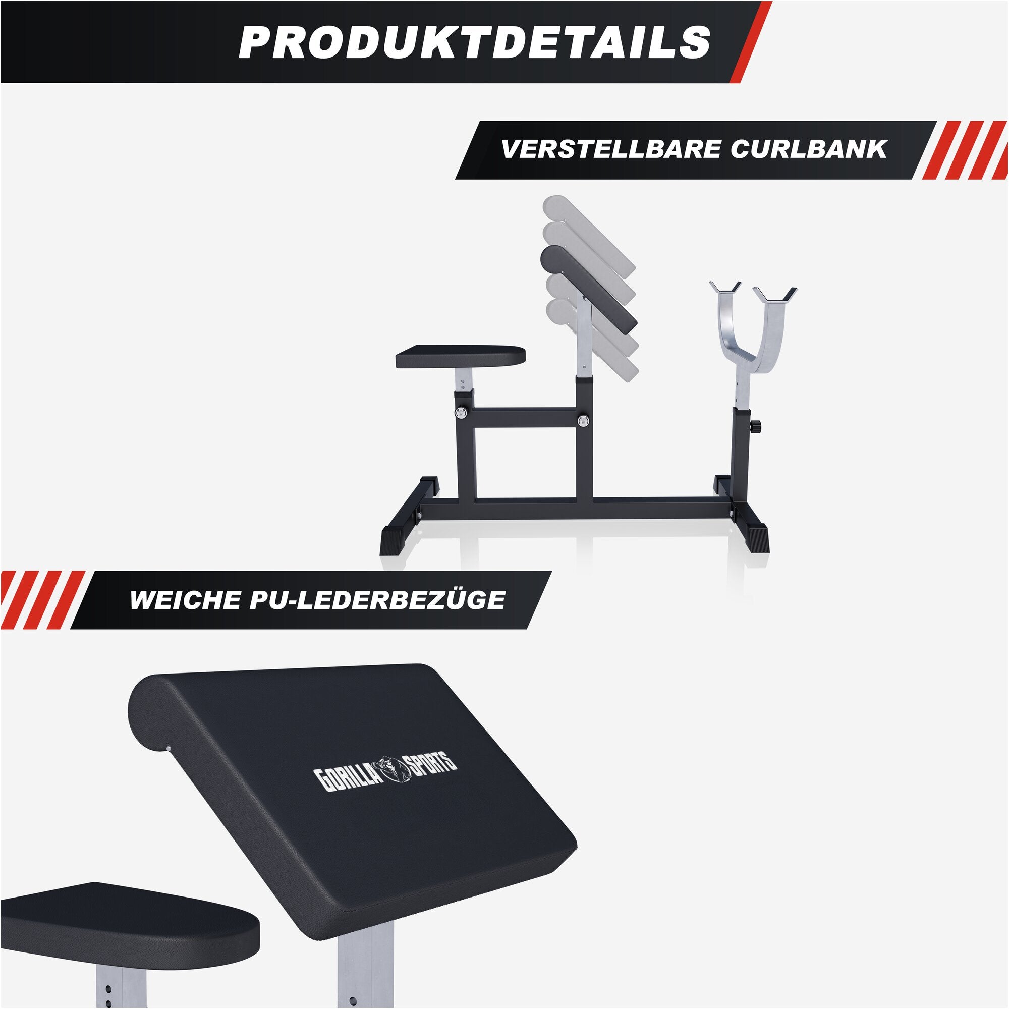 gyronetics-e-series-curlbank-verstellbar-schwarz-200-kg image 6