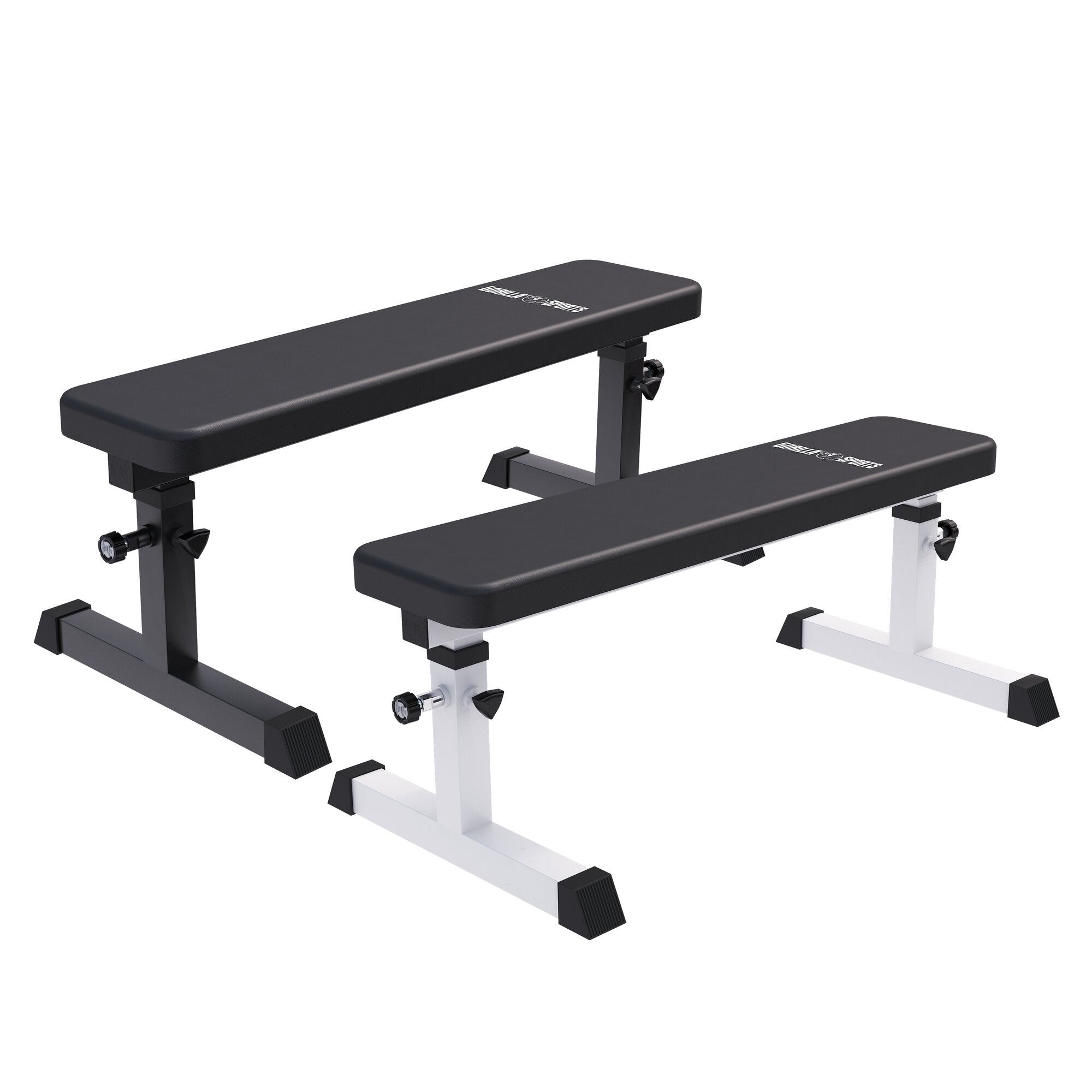 gyronetics-e-series-flachbank-verstellbar-hantelbank-schwarz-200kg image 1