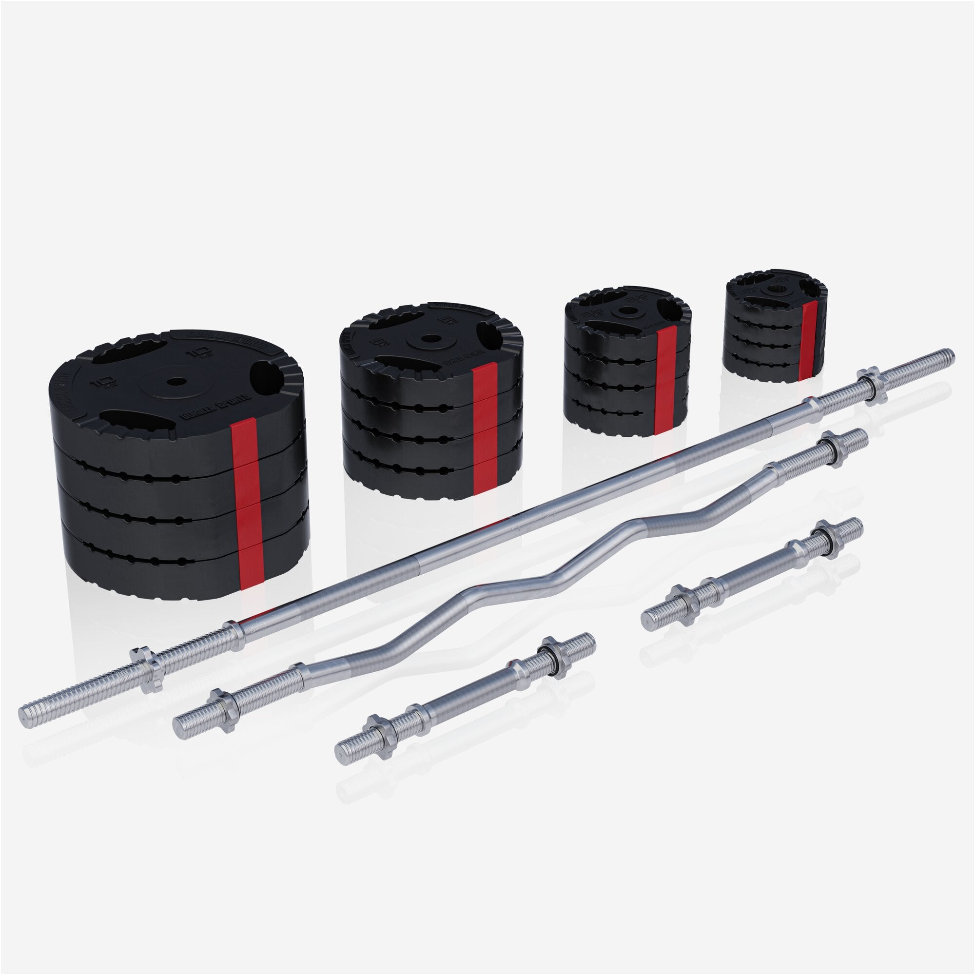 gyronetics-e-series-kraftstation-universal-100-kg-hantelset-schwarz image 6