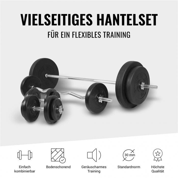 gyronetics-e-series-schr-gbank-set-ablage-langhantel-100kg-schwarz image 7