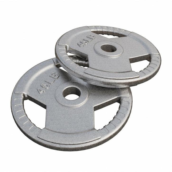 gyronetics-e-series-hantelscheibe-gusseisen-5-lb-silber image 4