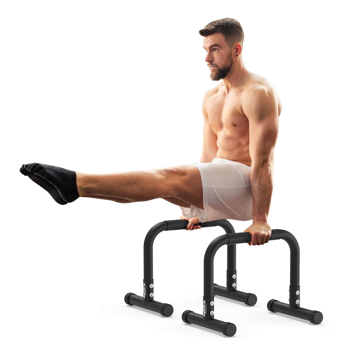 relife-power-tower-parallettes-bars-14-liegest-tzgriffe image 1