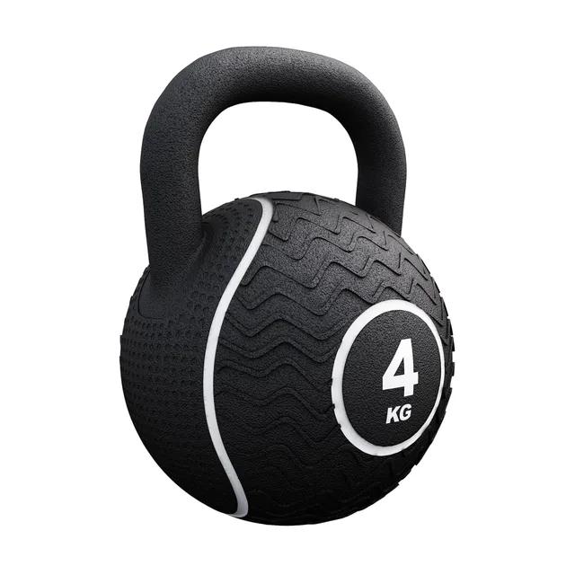 gyronetics-kettlebell-gummi-kugelhantel-12-kg-eisensandkern image 1