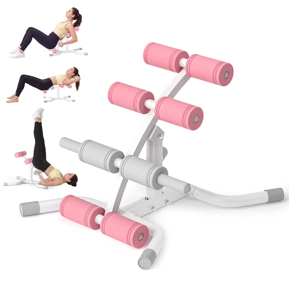 relife-weight-bench-mini-inversionstisch-r-cken-150-kg-pink image 8