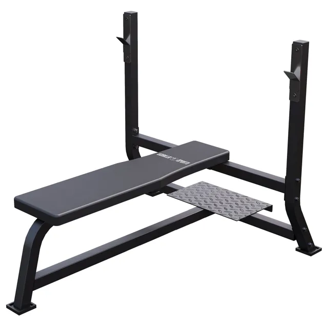 gyronetics-e-series-hantelbank-schwarz-extra-breite-ablage image 1
