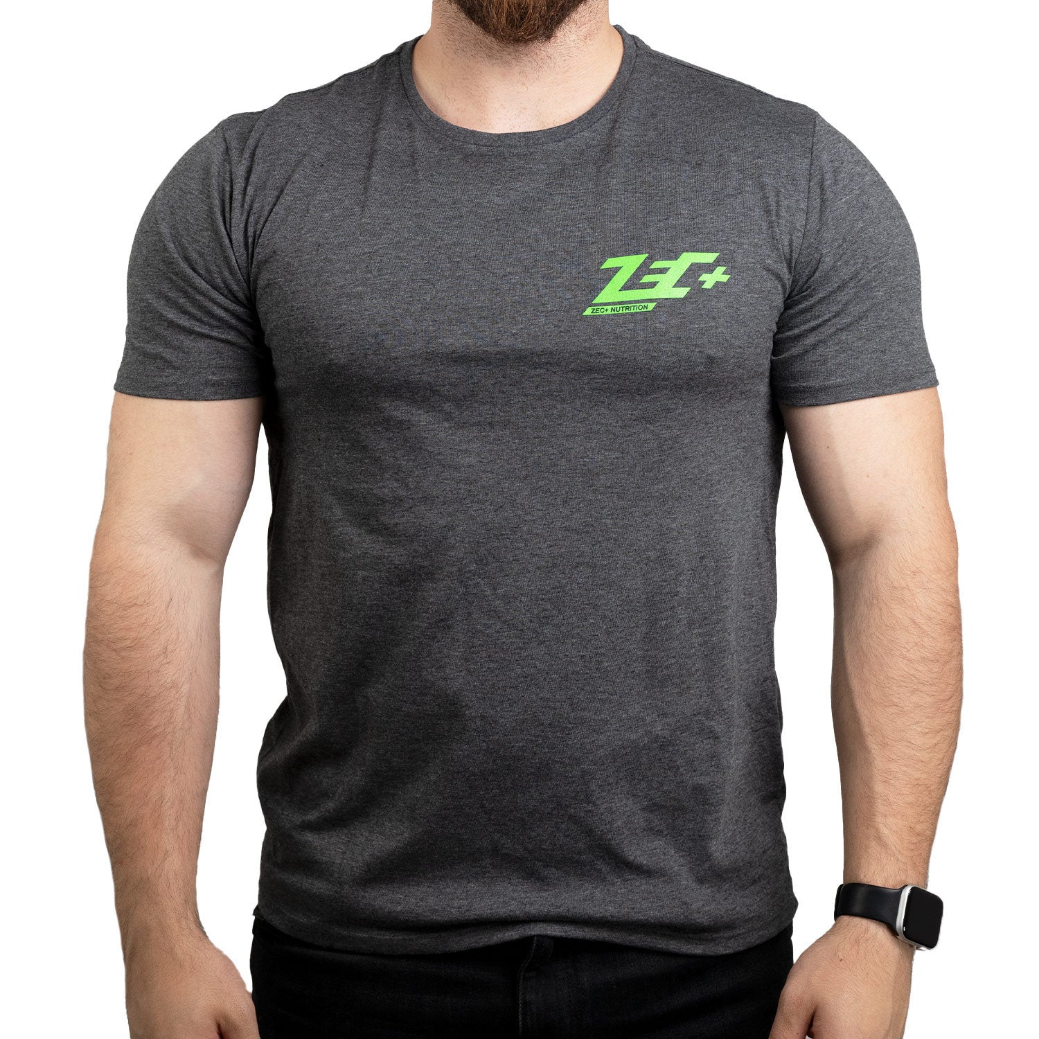 zec-t-shirt-melange-herren-gr-m-schwarz-baumwolle image 5