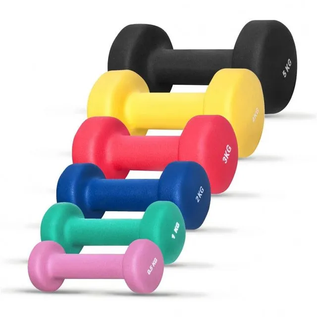 gyronetics-e-series-neopren-kurzhantel-2-kg-set-gymnastik image 1