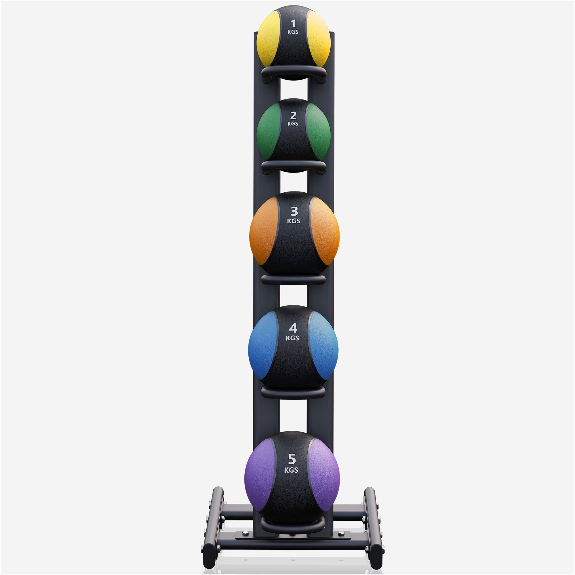 gyronetics-e-series-medizinball-set-gummi-1-5-kg-mit-st-nder image 4