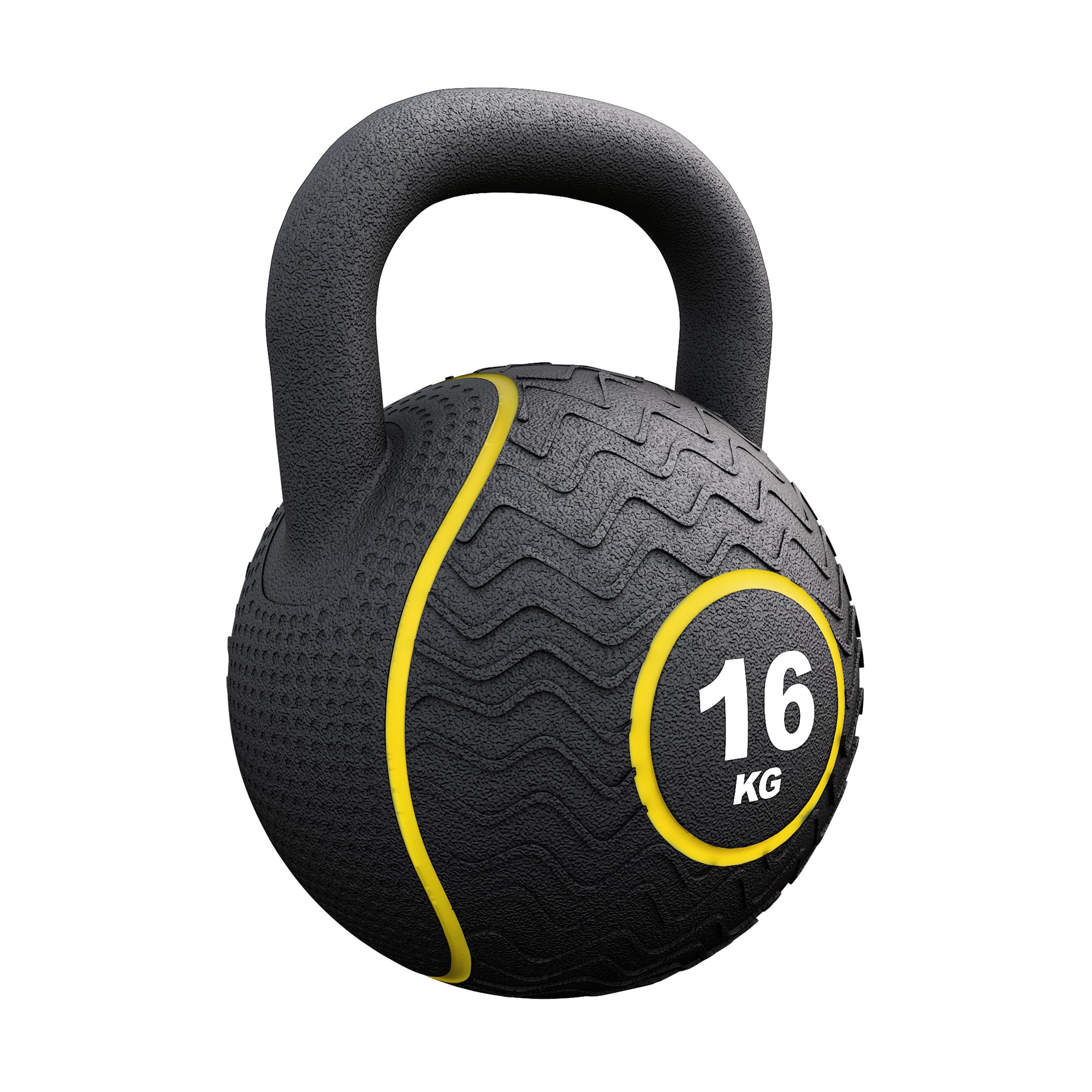 gyronetics-kettlebell-gummi-kugelhantel-12-kg-eisensandkern image 4