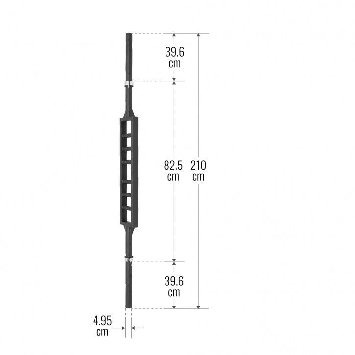 gorilla-sports-e-series-swiss-bar-olympia-211-cm-150-kg image 8