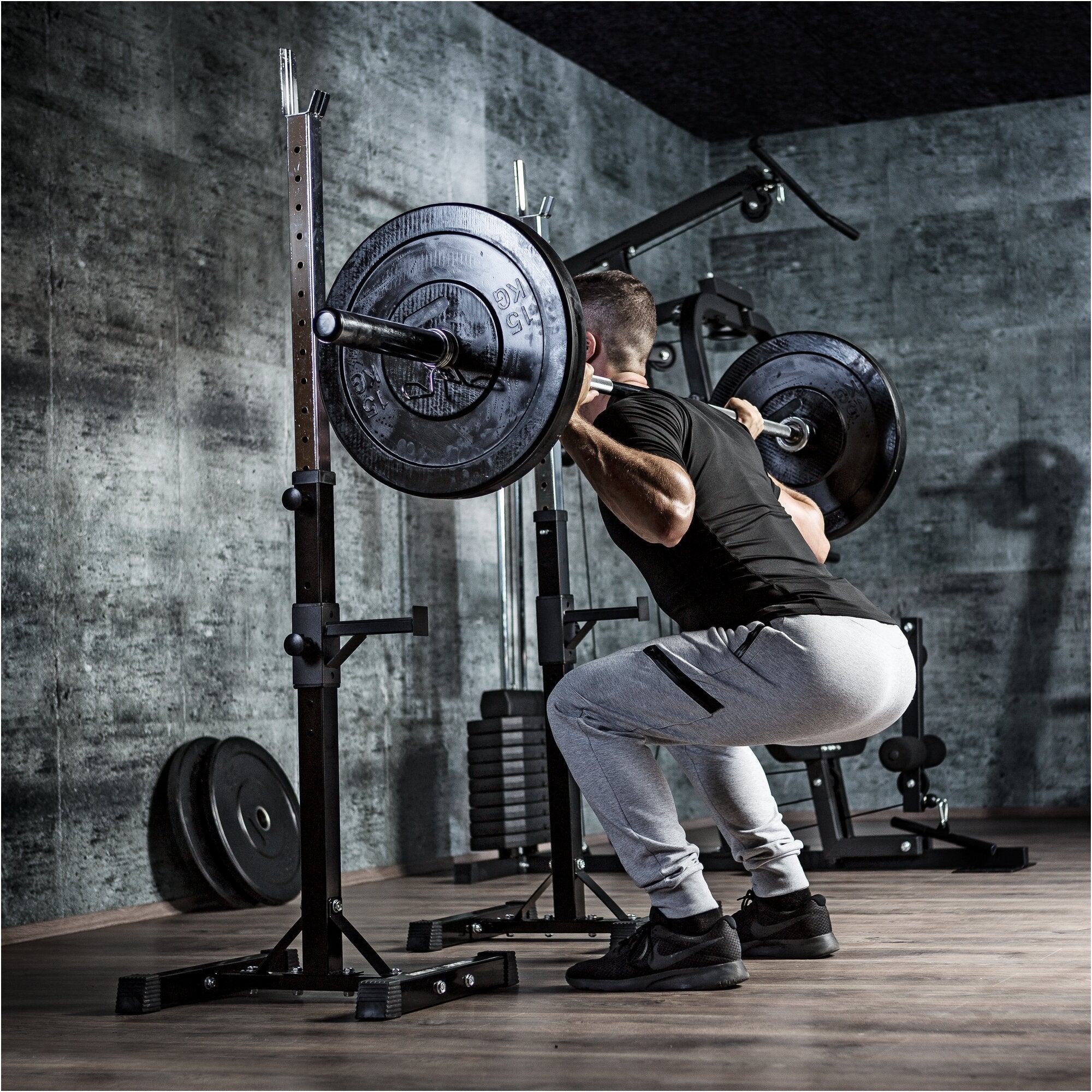 gyronetics-e-series-squat-rack-set-sz-curlset-35-kg-kunststoff image 8