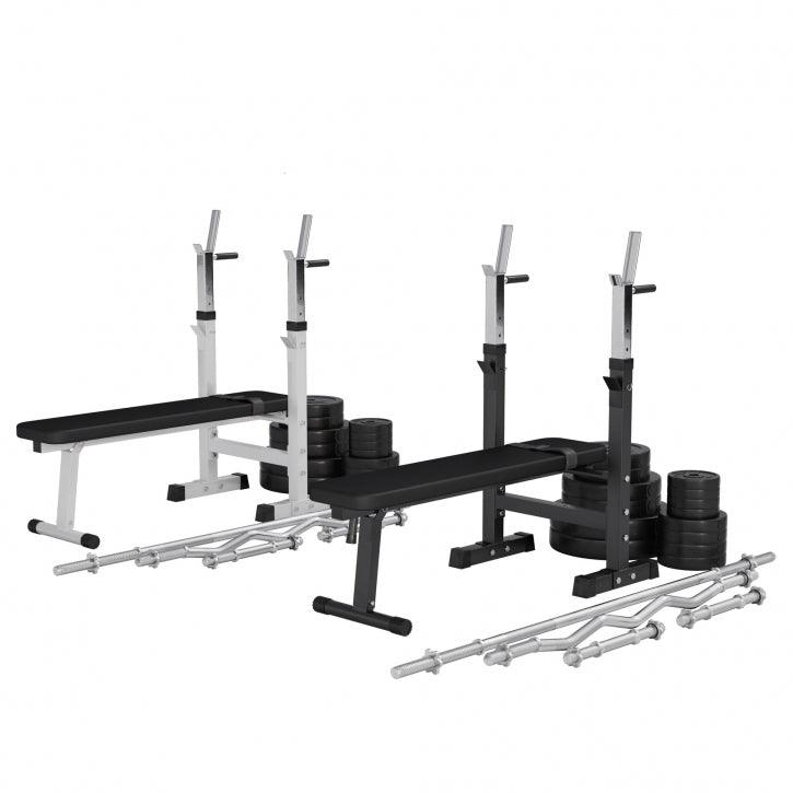 gyronetics-e-series-hantelbank-mit-ablage-set-100-kg-schwarz image 1