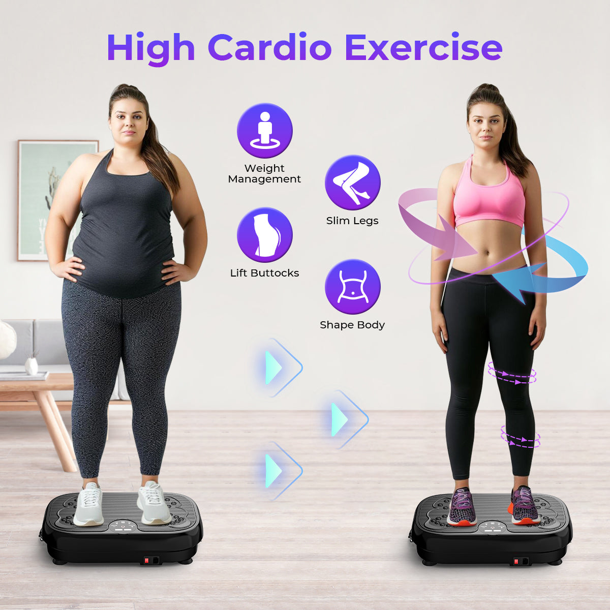 relife-vibration-plate-vibrationsplatte-mit-widerstandsb-ndern image 3