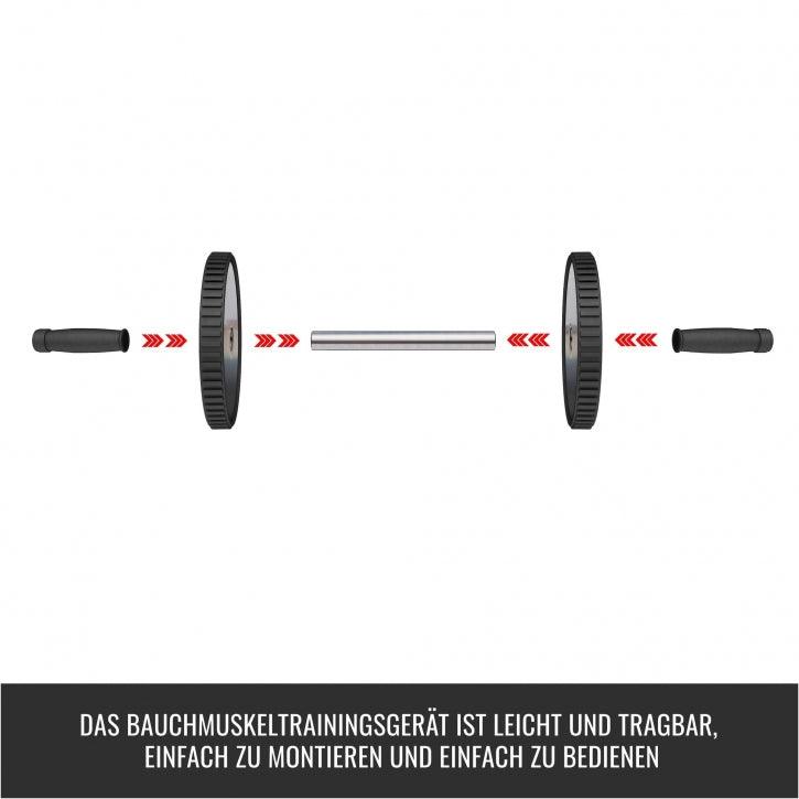 gyronetics-e-series-ab-roller-bauchroller-schwarz-mit-matte image 5