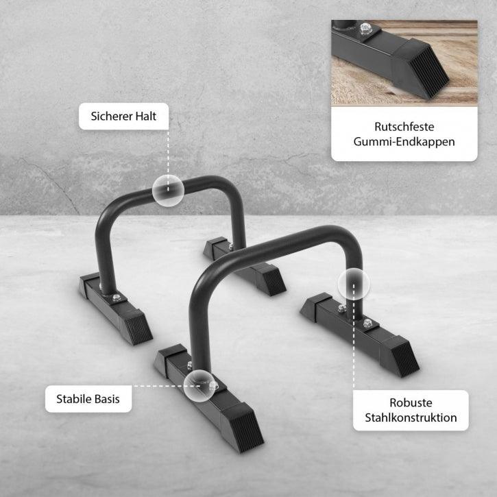 gyronetics-e-series-parallettes-liegest-tzgriffe-2er-set-30cm-schwarz-100kg image 5